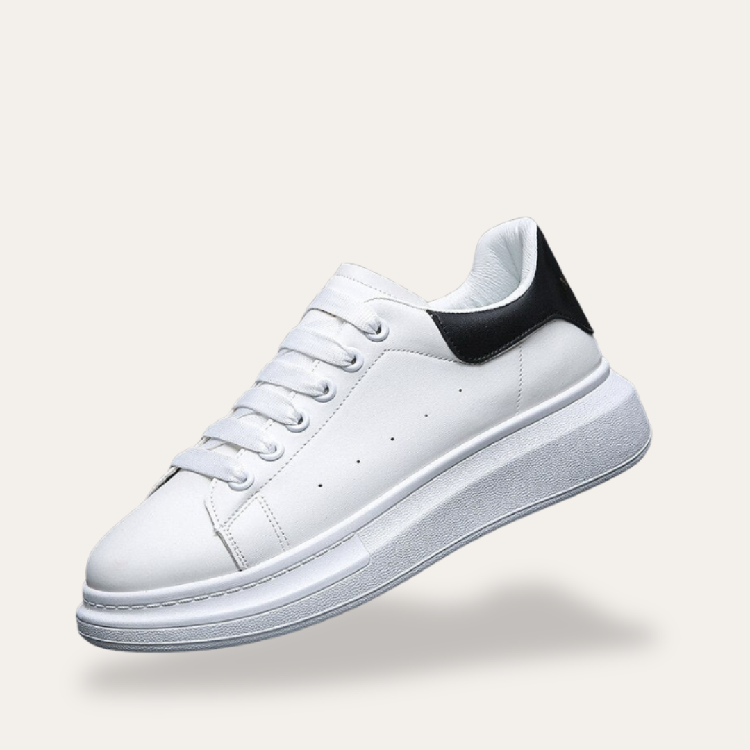 Men's Thick Sole Trainers | White