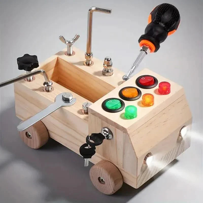Interactive Busy Board for Enhancing Fine Motor Skills