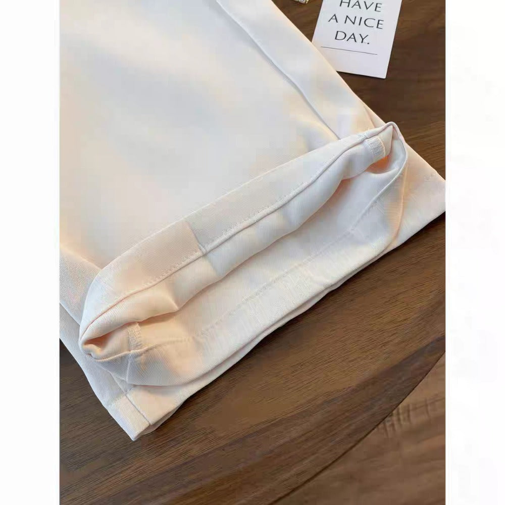 High Waisted Pleated Trousers for Women - Nina