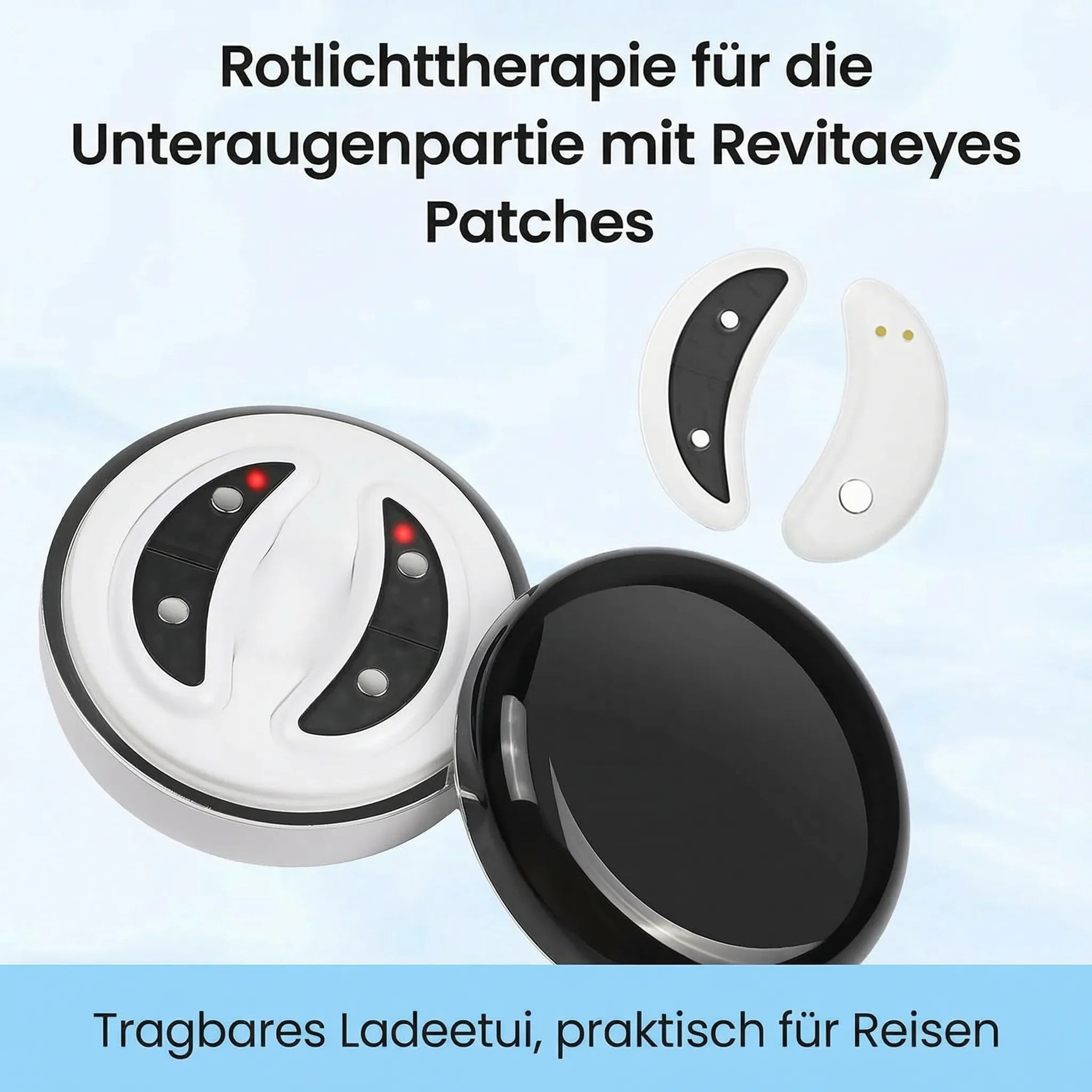 Red Light Therapy Device for Reducing Dark Circles and Puffiness