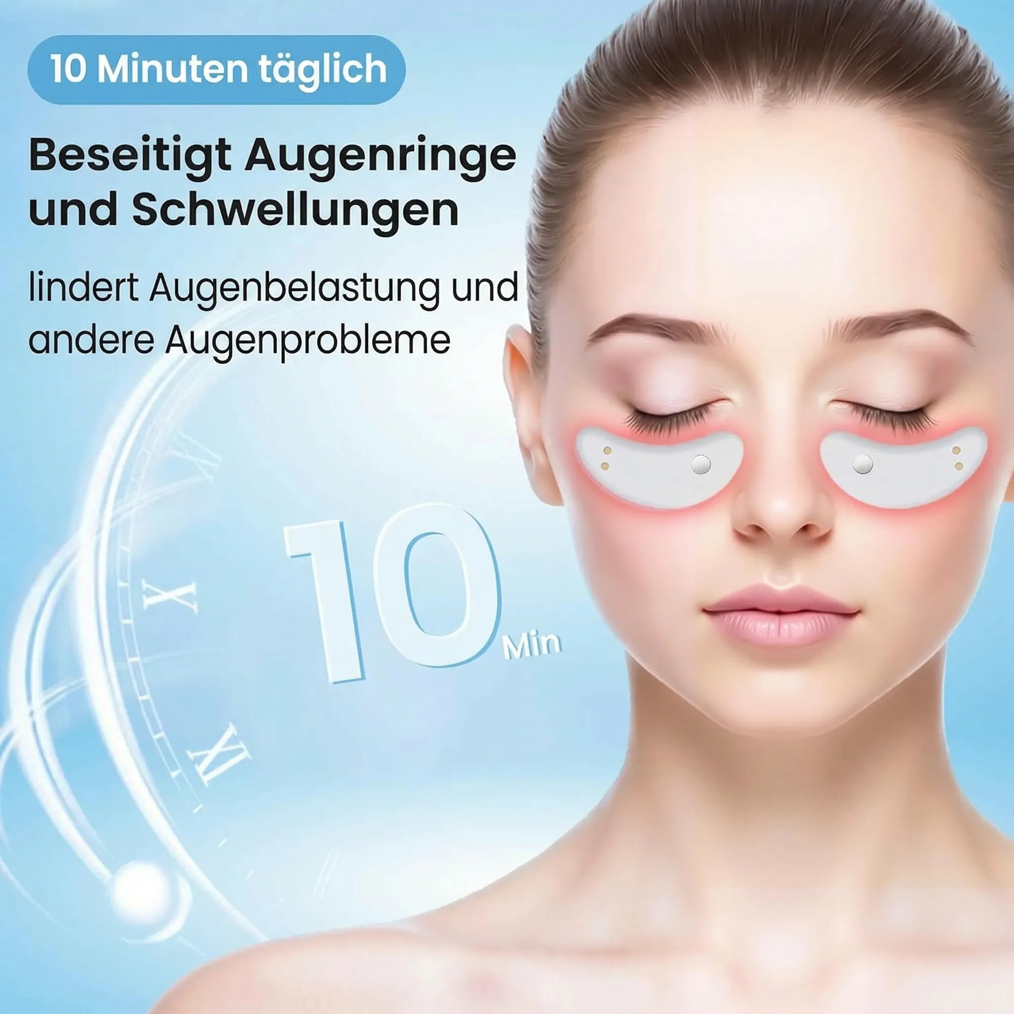 Red Light Therapy Device for Reducing Dark Circles and Puffiness