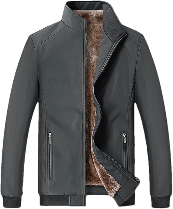 Men's Plush Lining Jacke | Dad's Wear