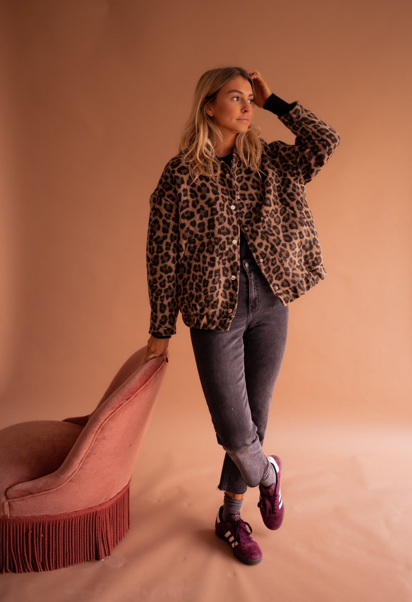 Women's Leopard Print Jacket | Trendy