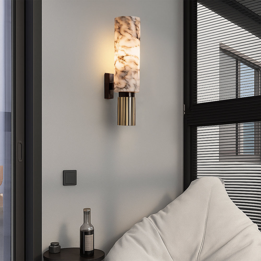 Wall Copper Stone Light | Retro