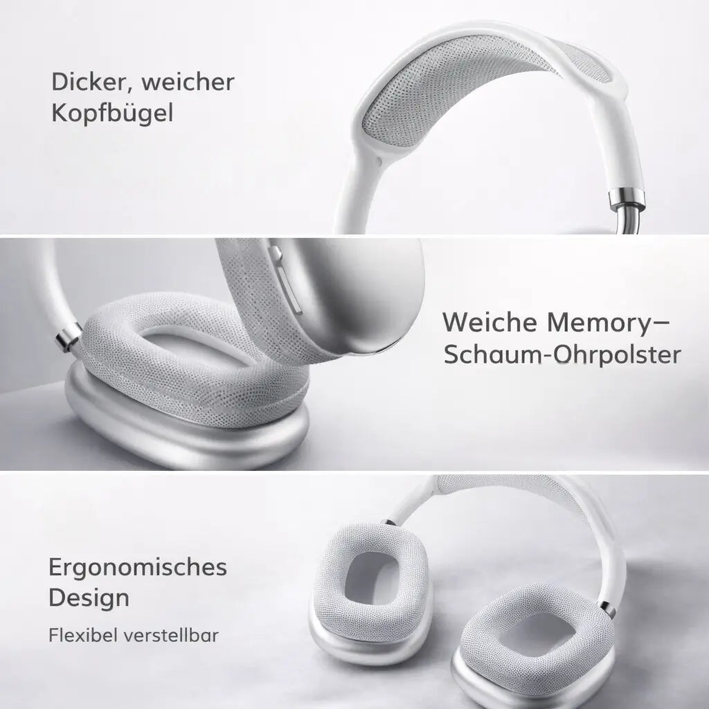 Over-Ear Bluetooth Noise Cancelling Headphones with Active Noise Cancellation (ANC)