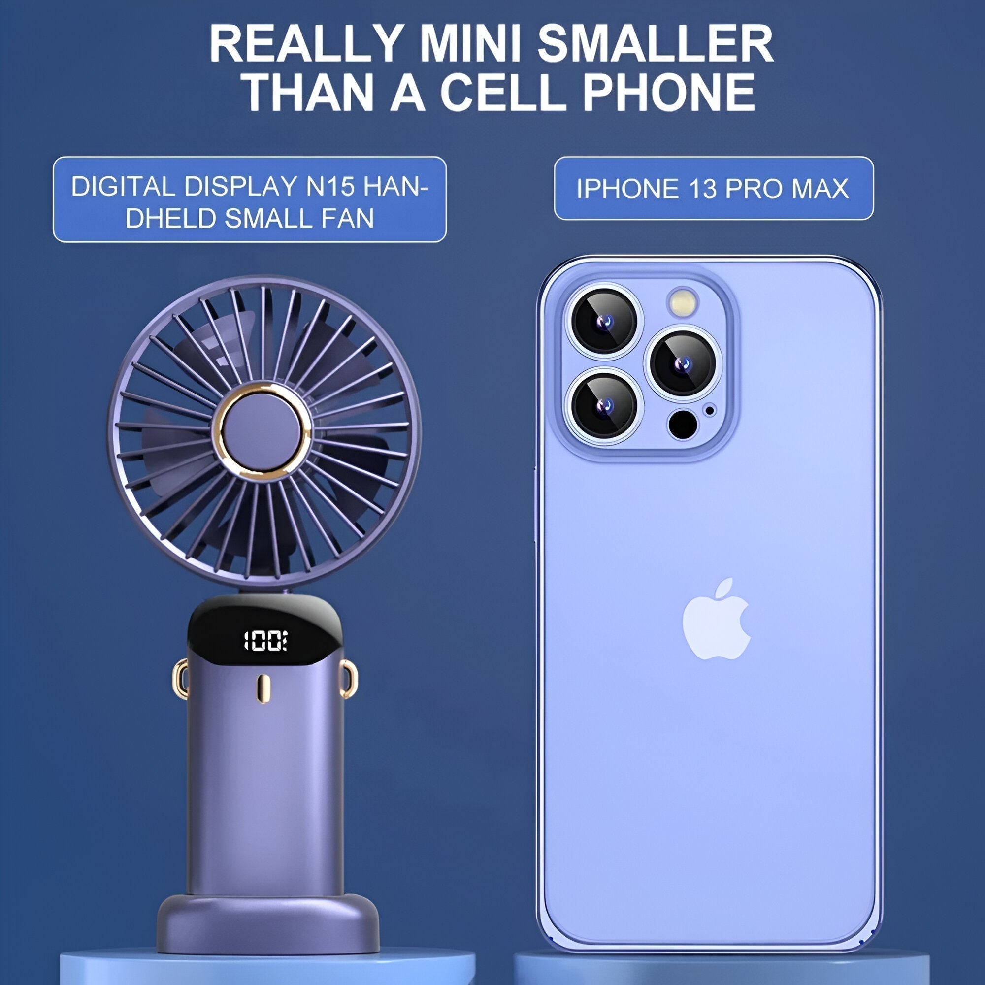 Portable Rechargeable Hand Fan