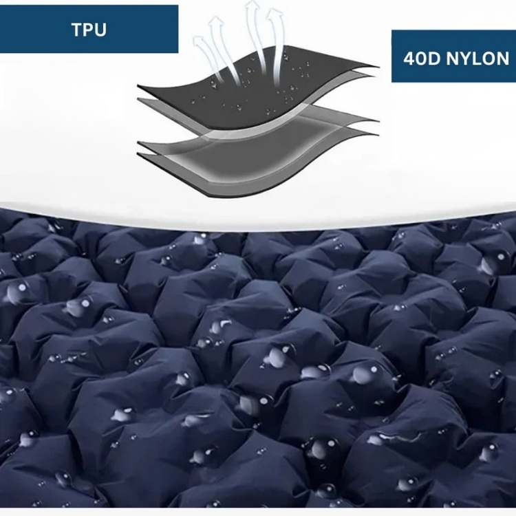 Double Air Mattress – Quick Inflation, Lightweight & Durable